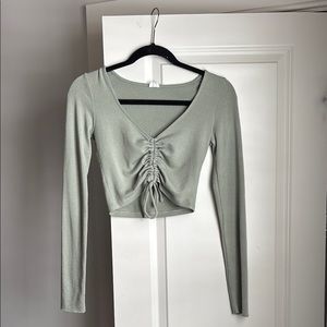 Aritzia Long Sleeve Cropped Top